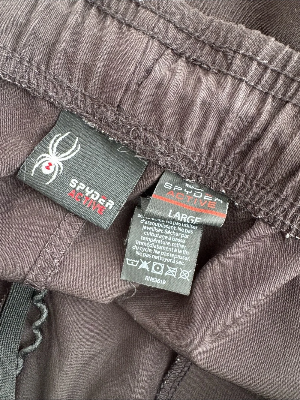 SPYDER | Active Men’s Performance Athletic Shorts | Large | Black | Zip Pocket